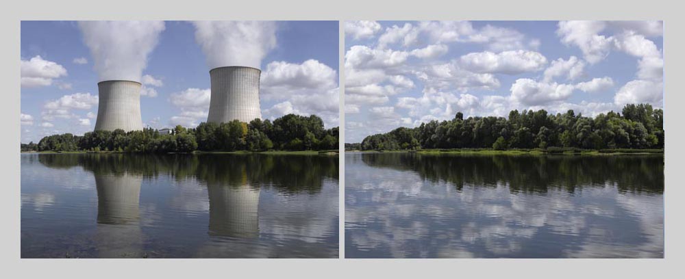 Nuclear power plant - Saint-Laurent des eaux - France > diptych 47 x 128 inch > © 2016
