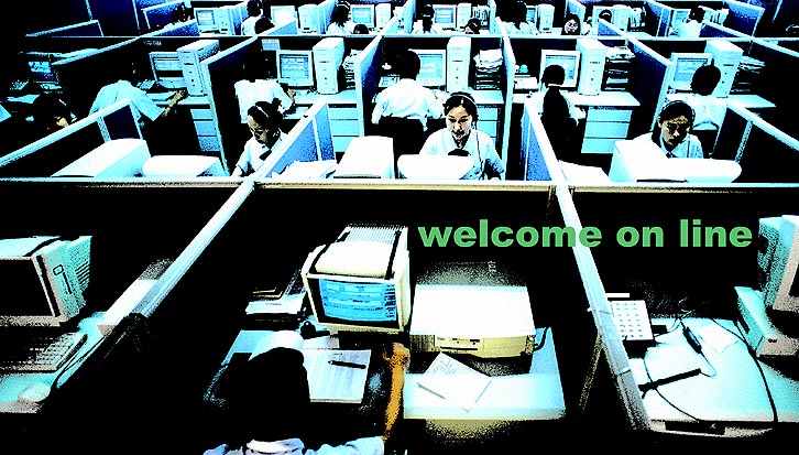 Welcome online > 22 x 39 inch > ©2005